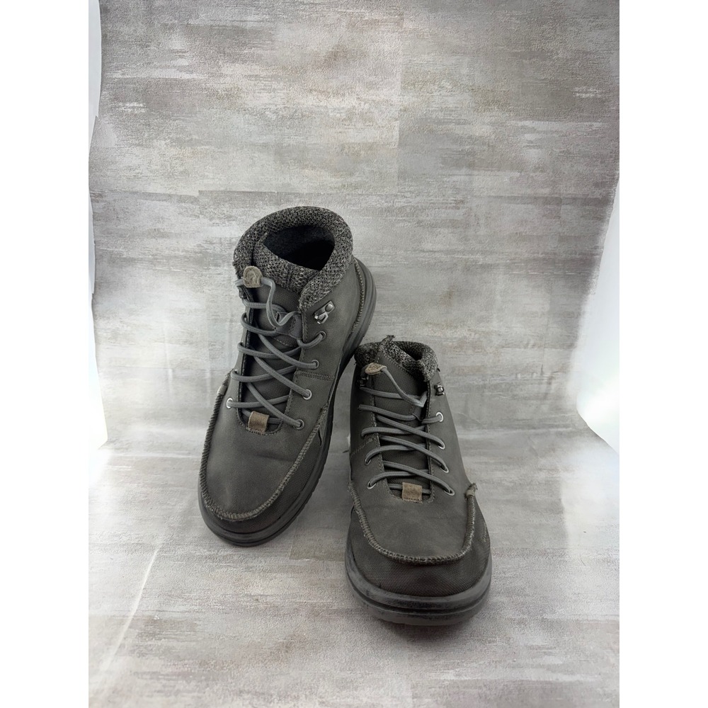 Hey Dude Bradley Granite Grey Water Resistant Ankle Boots 113303045 Men Sz 9 US